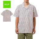 【GW超ポイントバック20倍】【在庫処分30 OFF】ハフ HUF シャツ 半袖シャツ 開襟シャツ メンズ レディース ブランド 大きいサイズ おしゃれ おすすめ 人気 綿100 コットン huf22ss035 ナチュラル M L XL