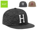 ハフ 帽子 レディース HUF キャップ ハフ 帽子 メンズ レディース ブランド 大きいサイズ おしゃれ おすすめ 人気 スケボー スケーター ストリート 黒 huf24ss002 ブラック