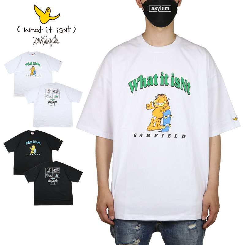 【お買い物マラソン 最大10％OFFクーポン配布中】【10倍】マークゴンザレス ガーフィールド 半袖Tシャツ GARFIELD トップス 綿100 Tシャツ メンズ レディース ブランド 大きいサイズ おしゃれ おすすめ 人気 黒 白 mark23ss017 ホワイト ブラック