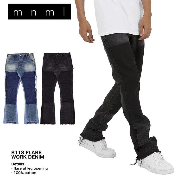 【在庫処分20%OFF】mnml フレアパンツ...の紹介画像2