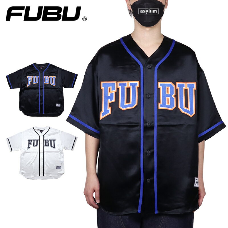 Rakuten - FUBU Tシャツ フブ 半袖Tシャツ 半袖シャツ ゲームシャツ トップス メンズ レディース ブランド 大きいサイズ おしゃれ おすすめ 人気 黒 白 ストリート fubu26ss002 ブラック ホワイト L XL XXL