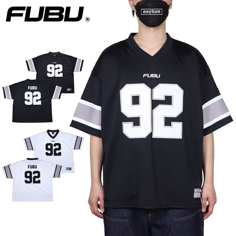 Rakuten - FUBU Tシャツ フブ 半袖Tシャツ ゲームシャツ トップス メンズ レディース ブランド 大きいサイズ おしゃれ おすすめ 人気 黒 白 ストリート fubu26ss004 ブラック ホワイト M L XL XXL