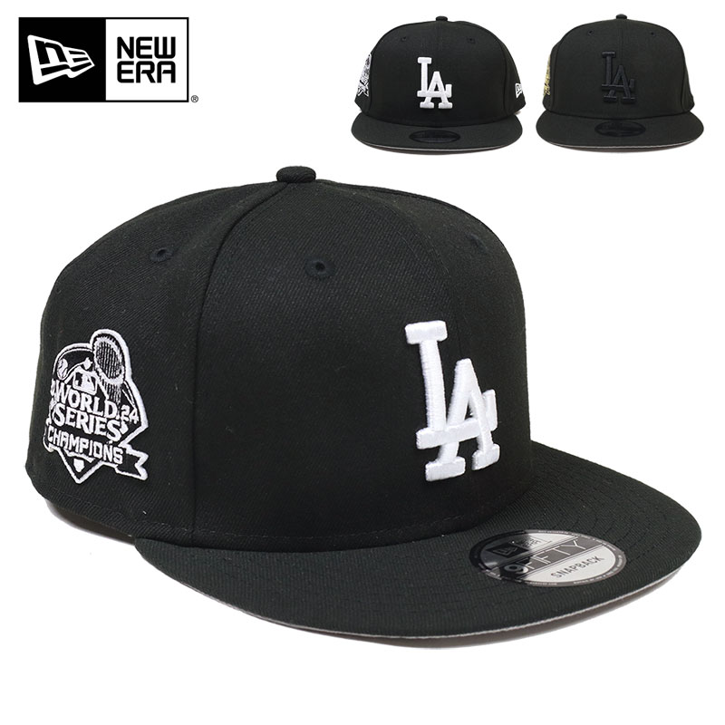ニューエラ キャップ NEW ERA ベースボールキャップ 帽子 ワールドシリーズチャンピオンキャップ 優勝記念モデル メンズ レディース ブランド 大きいサイズ おしゃれ おすすめ ドジャース 黒 newera006
