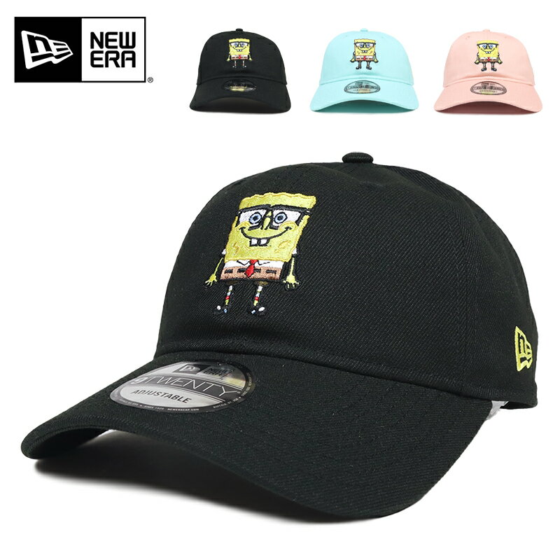 Rakuten - ニューエラ キャップ NEW ERA 帽子 ベースボールキャップ BBキャップ 9TWENTY スポンジボブ 別注モデル メンズ レディース ブランド 大きいサイズ おしゃれ おすすめ 人気 newera008 黒