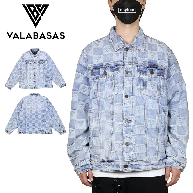 Rakuten - バラバサス ジャケット VALABASAS デニムジャケット アウター ウォッシュ加工 メンズ レディース ブランド 大きいサイズ おしゃれ おすすめ 人気 ストリート valabasas010 M L