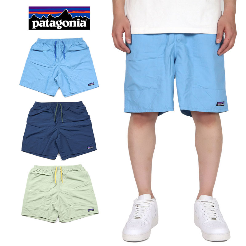 【MAX80％OFF♪夏物最終処分SUMMER SALE！更にクーポンで割引 】パタゴニア ショートパンツ PATAGONIA ハーフパンツ アウトドア 防水 撥水 スイムウエア スイムショーツ かっこいい おしゃれ おすすめ 人気 水着 メンズ ブランド 大きいサイズ ブルー S M L XL