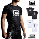 リバーサル Tシャツ reversal 半袖Tシャツ ラッシュガード rvddw ストレッチ素材 メンズ レディース おしゃれ おすすめ 人気 ブラック ホワイト 格闘技 トレーニング 黒 白 S M L XL XXL