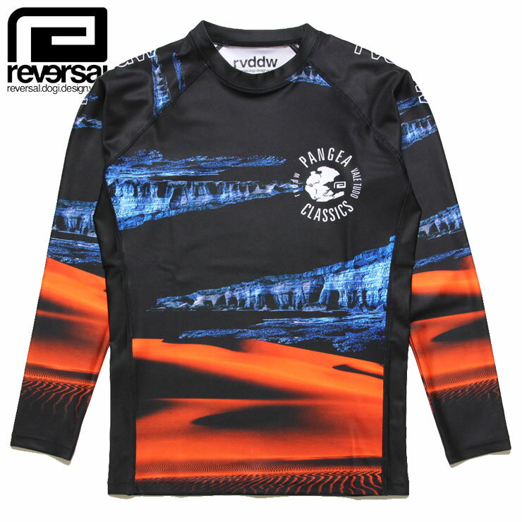 夏物最終処分セール【SALE30%OFF】REVERSAL リバーサル ラッシュガード PANGEA RASH GUARD rv18aw035 メンズ レディース ストリート系 格闘技 ファッション トレーニングウェア S M L XL