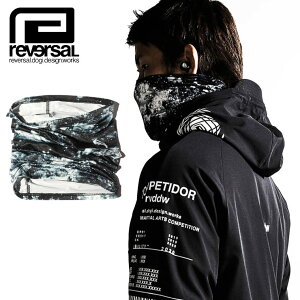 リバーサル REVERSAL マスク フェイスマスク フェイスガード 口元 抗菌 ネックゲイター メンズ レディース ブランド rvddw ANTIBACTERIAL NECK GAITER T663 ブラック