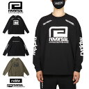 【GW超ポイントバック10倍】【在庫処分20 OFF】リバーサル ロンT reversal 長袖Tシャツ rvddw トレーニングウェア セットアップ 対応 メンズ レディース ブランド 大きいサイズ ストレッチ 格闘技 おしゃれ おすすめ 黒 reversal358 M L XL XXL