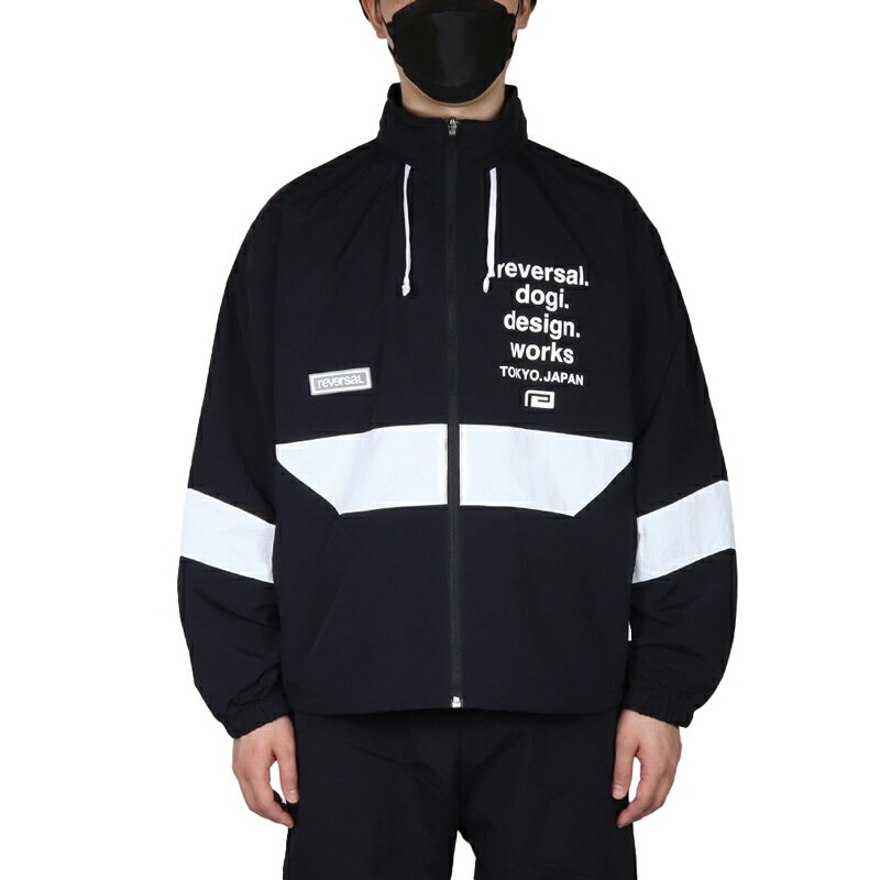 リバーサル ナイロンセットアップ reversal rvddw ナイロンジャケット ナイロンパンツ 裏地メッシュ アウター メンズ ブランド 大きいサイズ おしゃれ おすすめ 人気 黒 格闘技 reversal551 M L XL