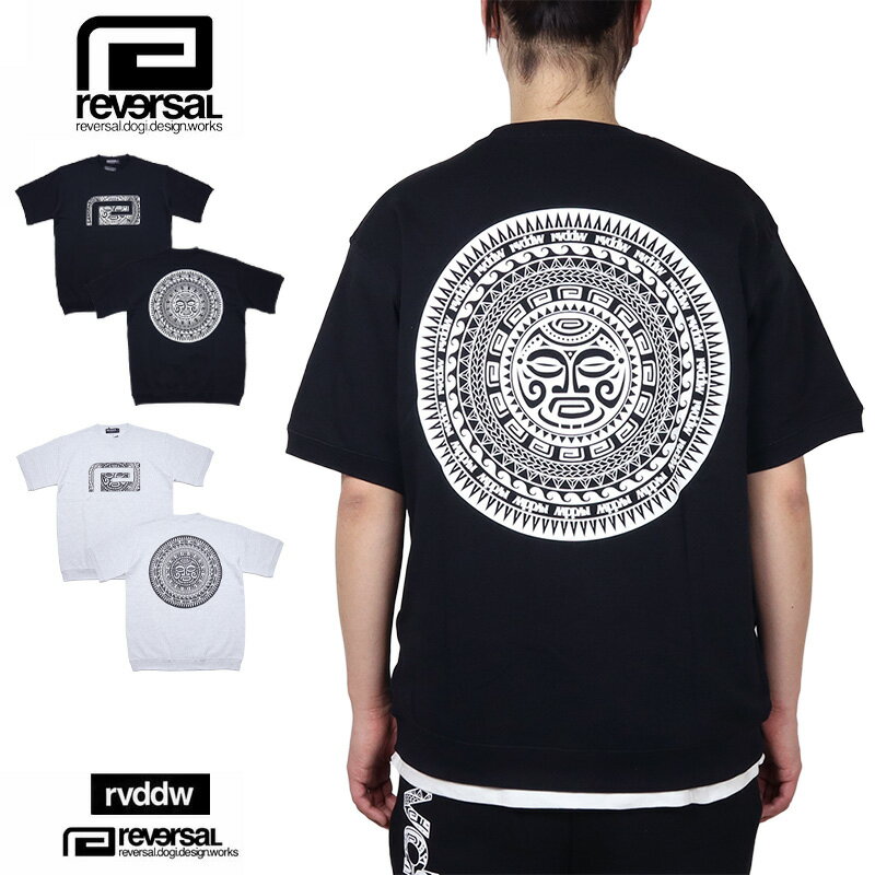 Rakuten - リバーサル Tシャツ reversal 半袖Tシャツ スウェットシャツ 裏毛 トップス セットアップ対応 rvddw メンズ レディース ブランド 大きいサイズ おしゃれ おすすめ 人気 黒 白 reversal617 ブラック M L XL