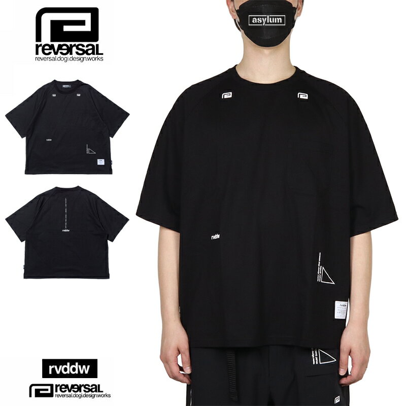 Rakuten - リバーサル Tシャツ reversal rvddw 半袖Tシャツ ビッグシルエット オーバーサイズ メンズ レディース ブランド 大きいサイズ おしゃれ おすすめ 人気 格闘技 黒 綿100% reversal625 ブラック M L XL