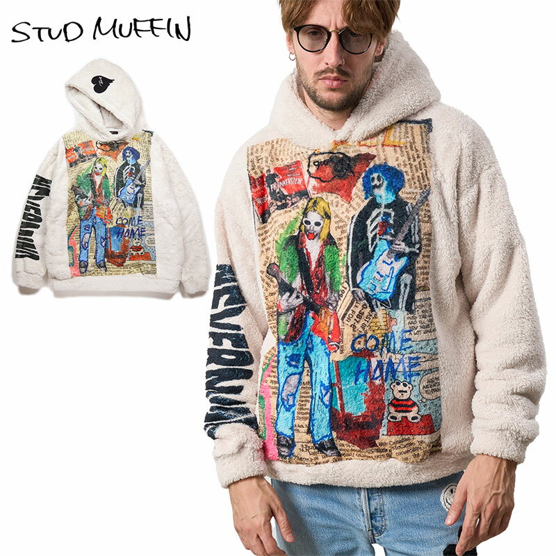 スタッドマフィン　パーカー　白 スタッドマフィン パーカー 白 STUD MUFFIN ‐スタッドマフィン