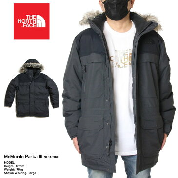 【GW特別企画 ポイント最大20倍＆全品10%OFFクーポン】【P5倍】ノースフェイス THE NORTH FACE ダウンジャケット ファージャケット メンズ レディース ブランド 大きいサイズ おすすめ MCMURDO PARKA III NF0A33RF US正規品 かっこいい お洒落