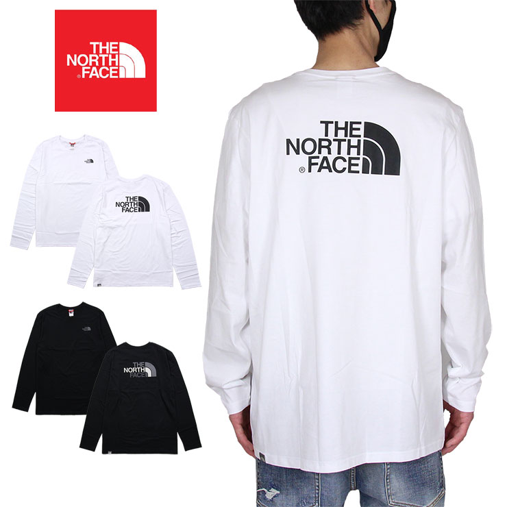 【17％OFF】ノースフェイス ロンT THE NORTH FACE Tシャツ 長袖Tシャツ メンズ レディース ブランド 大きいサイズ アウトドア ロゴ 綿100% おしゃれ おすすめ M L/S EASY TEE - EU NF0A2TX1 ホワイト ブラック S M L XL XXL