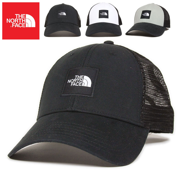 ノースフェイス メッシュキャップ THE NORTH FACE キャップ 帽子 ローキャップ メンズ レディース アウトドア ブランド 通気性 大きめ 大きいサイズ 黒 白 おしゃれ おすすめ TNF BOX LOGO TRUCKER ブラック ホワイト