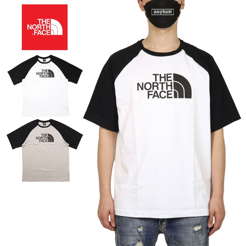 ノースフェイス Tシャツ THE NORTH FACE 半袖Tシャツ メンズ レディース アウトドア ブランド 大きいサイズ おしゃれ おすすめ 人気 白 綿100% ラグランスリーブ thenorthface438 ホワイト M L XL XXL