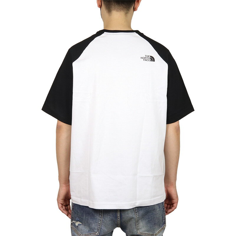 ノースフェイス Tシャツ THE NORTH FACE 半袖Tシャツ メンズ レディース アウトドア ブランド 大きいサイズ おしゃれ おすすめ 人気 白 綿100% ラグランスリーブ thenorthface438 ホワイト M L XL XXL