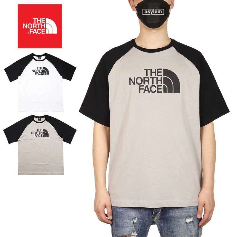 ノースフェイス Tシャツ THE NORTH FACE 半袖Tシャツ メンズ レディース アウトドア ブランド 大きいサイズ おしゃれ おすすめ 人気 白 綿100% ラグランスリーブ thenorthface438 ホワイト M L XL XXL