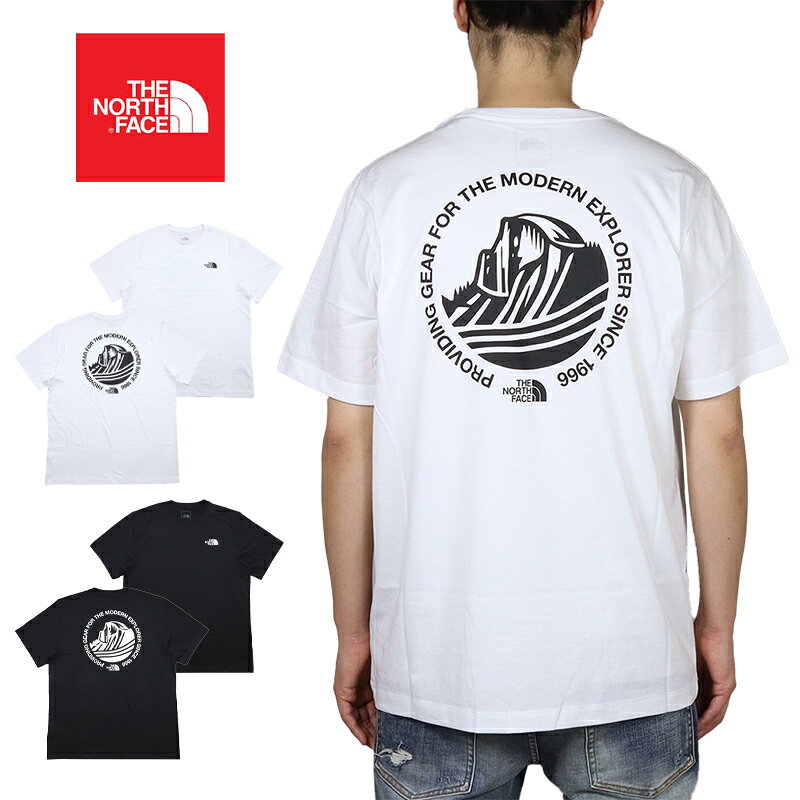 Rakuten - 【MAX90%OFF 楽天スーパーSALE！最大20%OFFクーポン配布中】ノースフェイス Tシャツ THE NORTH FACE 半袖Tシャツ メンズ レディース アウトドア ブランド 大きいサイズ おしゃれ おすすめ 人気 白 黒 バックプリント thenorthface500 ホワイト ブラック M L XL XXL
