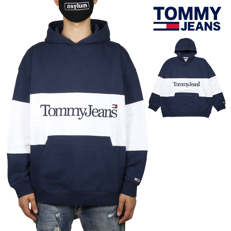 トミーヒルフィガー パーカー TOMMY HILFIGER プルオーバーパーカー トミージーンズ TOMMY JEANS メンズ レディース ブランド 大きいサイズ 大きめ おしゃれ おすすめ 人気 ネイビー M L XL XXL