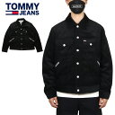 【MAX80％OFF♪大決算SALE 更に10％OFFクーポン配布中】【大決算価格】トミーヒルフィガー ジャケット TOMMY HILFIGER トミージーンズ アウター コーデュロイ メンズ レディース ブランド 大きいサイズ おしゃれ おすすめ 人気 黒 tommy035 ブラック M L XL