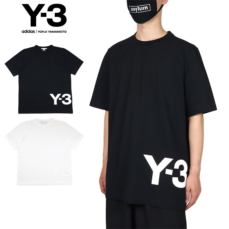 Y-3 Tシャツ ワイスリー 半袖Tシャツ アディダス メンズ レディース ブランド 大きいサイズ スポーツ 綿100% コットン yoji yamamoto 白 黒 おしゃれ おすすめ HG6094 ブラック ホワイト M L XL XXL