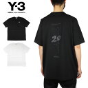 【MAX80％OFF♪大決算SALE 更に15％OFFクーポン配布中】【大決算価格】Y-3 Tシャツ ワイスリー 半袖Tシャツ メンズ レディース ブランド 大きいサイズ Y3 ADIDAS アディダス ヨウジヤマモト おしゃれ おすすめ 黒 白 HG8797 HG8796 ブラック ホワイト M L XL XXL