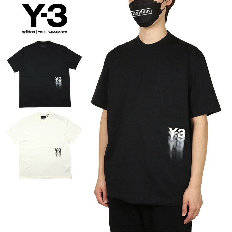 楽天ストリート系B系通販 ASYLUM【MAX80％OFF！楽天スーパーSALE！更にお得なクーポン配布中】Y-3 Tシャツ ワイスリー 半袖Tシャツ トップス メンズ レディース ブランド 大きいサイズ Y3 ADIDAS アディダス ヨウジヤマモト おしゃれ おすすめ 人気 黒 白 y3108 ブラック ホワイト S M L