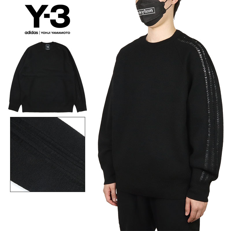 【20%OFF】【MAX85%OFF 楽天スーパーSALE!限定クーポン配布中】Y-3 ニット ワイスリー セーター トップス アディダス adidas ヨウジ...