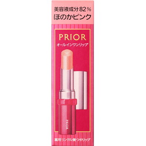 乐天商城 - プリオール　薬用リンクル美つやリップ:ほのかピンク［ネコポス配送2］