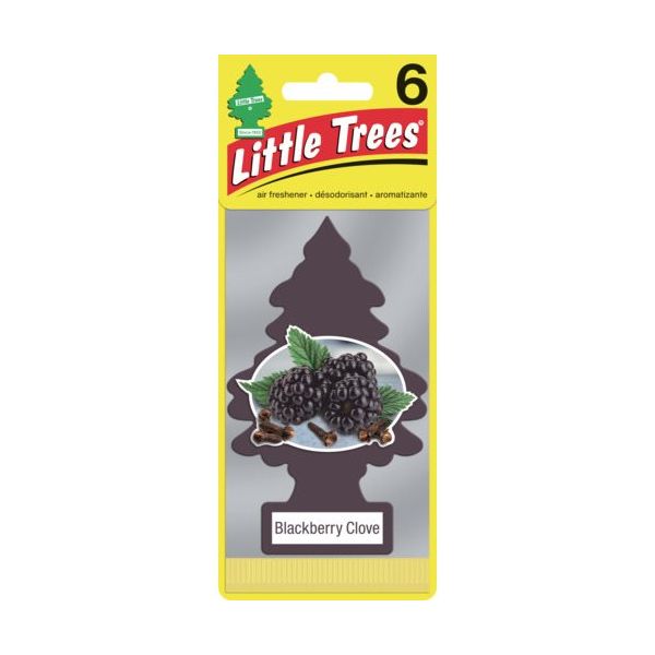樂天商城 - リトルツリーズ LT エアーフレッシュナー 6P Blackberry Clove(ブラックベリークローブ) 6枚入［ネコポス配送1］