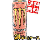 【送料無料】 アサヒ モンスター MONSTER ENERGY PAPILLON エナジー パピヨン 355ml缶 48本(24本×2ケース) 桃果汁やネクタリンフレーバーを使用したエナジードリンク エナドリ ※北海道800円・東北400円の別途送料加算