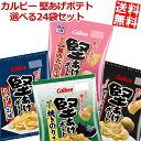 【送料無料】カルビー堅あげポテト選べる組み合わせ計24袋(12袋×2ケース)うすしお・ブラックペッパー・焼きのり・関西だしじょうゆ※北海道800円・東北400円の別途送料加算