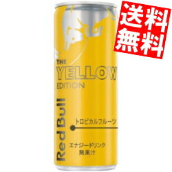 【訳あり 配送希望日指定不可 期限間近2025年10月31日】【送料無料】 レッドブル イエローエディション トロピカルフルーツ味 250ml缶 24本入 RED BuLL エナジードリンク Yellow Edition ※北海道800円・東北400円の別途送料加算のサムネイル
