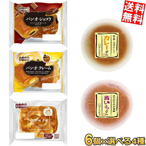 【送料無料】 デイプラス 酵母工業 天然酵母ロングライフパン選べる計24個セット(6個×4種)※北海道800円・東北400円の別途送料加算