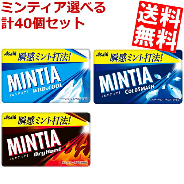 【送料無料】アサヒフードミンティア選べるセット計40個(10個×4種)※北海道800円・東北400円 ...