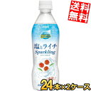 期間限定特価【送料無料】ダイドー ミスティオ 塩とライチスパークリング 410mlペットボトル 48本(24本×2ケース) 熱中症対策 mistio ソルティラ...