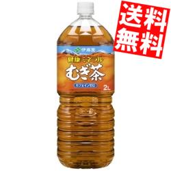 【送料無料】伊藤園健康ミネラルむぎ茶2Lペットボトル 12本(6本×2ケース)[ミネラル麦茶]※北海道800円・東北400円の別途送料加算