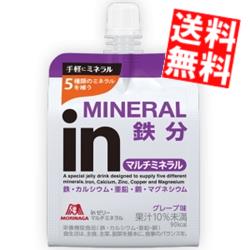 【送料無料】森永inゼリーマルチミネラルイン180g 36個入 (ウイダーインゼリー inゼリー)※北海道800円・東北400円の別途送料加算