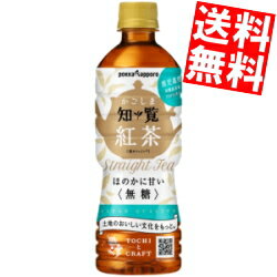 【期間限定特価】 【送料無料】 ポッカサッポロ かごしま知覧紅茶 無糖 520mlペットボトル 48本(24本×2ケース) ※北海道800円・東北400円の別途送料加算