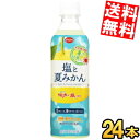 あす楽 えひめ飲料 POM ポン 塩と夏みかん 490mlペットボトル 24本入 熱中症対策 ※北海道800円・東北400円の別途送料加算