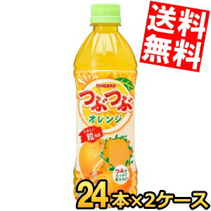 つぶつぶオレンジ 500mlペットボトル 24本入