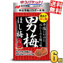 ゆうパケット送料無料 ノーベル 男梅ほし梅 20g×6袋入 干し梅 うめ