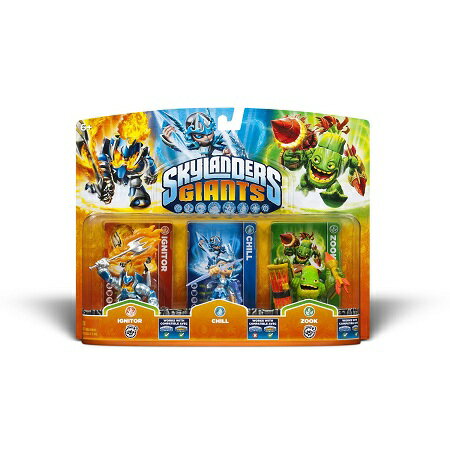 Skylanders Giants Triple Pack: Ignitor/Chill/Zook スカイランダーズ　ジャイアンツ トリプルパック　：　イグナイター/チル/ズック【北米版】