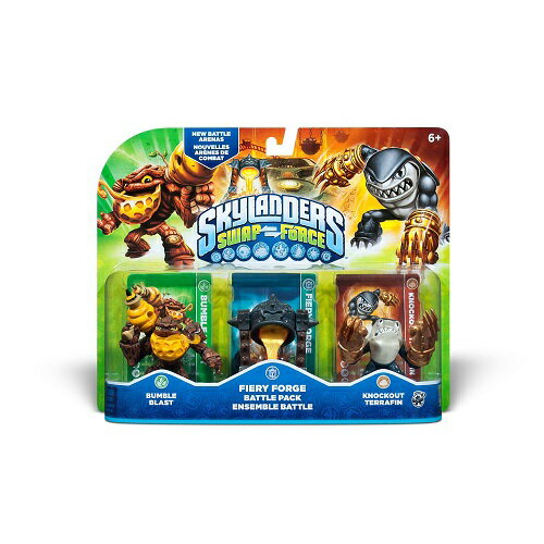 Skylanders SWAP FORCE BATTLE PACK : BUMBLE BLAST/FIERY FORGE/KNOCKOUT TERRAFIN 　スカイランダーズ　スワップフォース バトルパック　：バンブルブラスト/ファイリーフォージ/ノックアウトテラフィン【北米版】