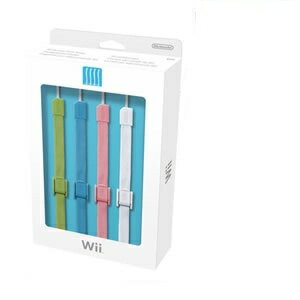 Wii　リモコンストラップ　4色セット＜海外版＞