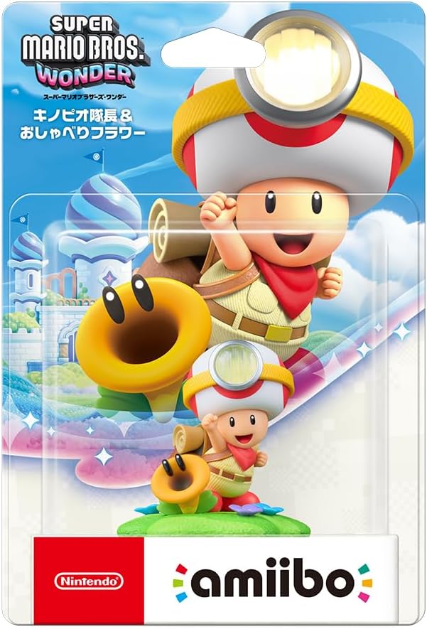 amiibo キノピオ隊長&おしゃべりフラワー(スーパーマリオシリーズ)