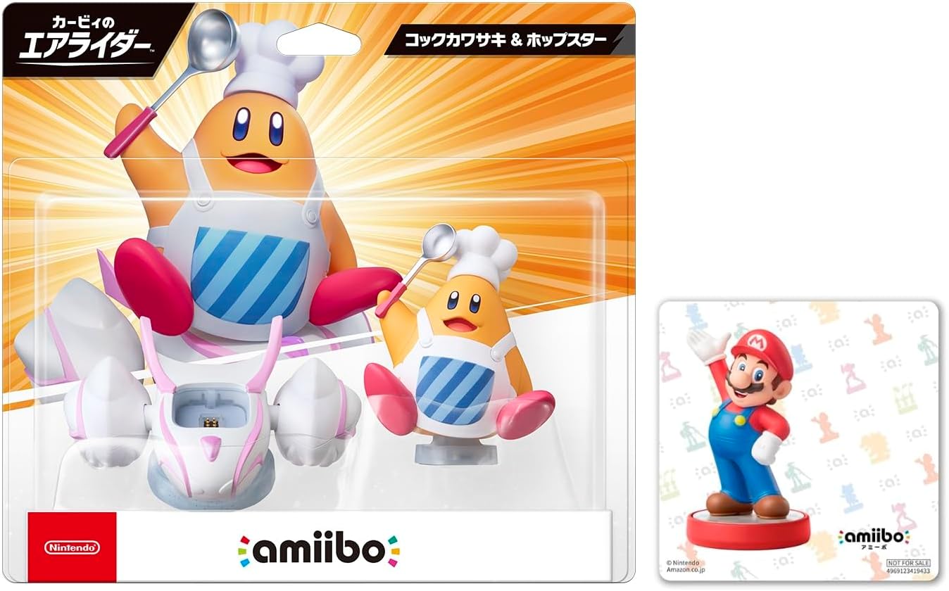 amiibo コックカワサキ&ホップスター（カービィのエアライダーシリーズ）